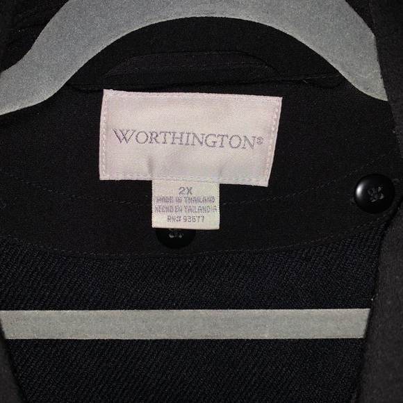 Black Dressy Coat with Removable Lining - Picture 3 of 7